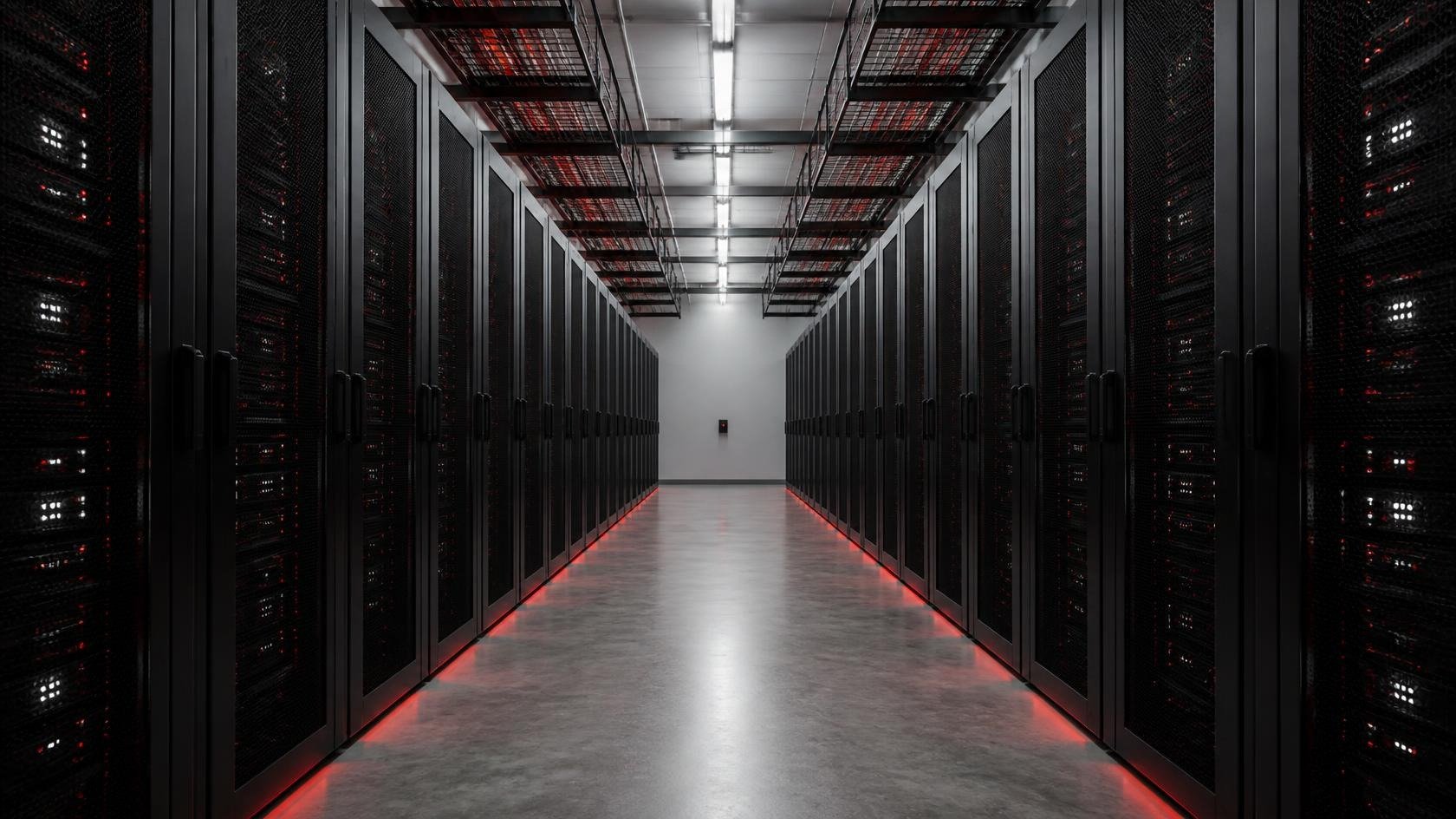 Visualisation of the Stage 1 server room
